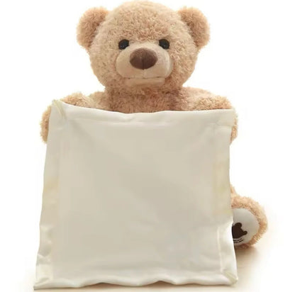 Peek-a-boo Bear Talking Chargeable Shy Face Teddy Bear