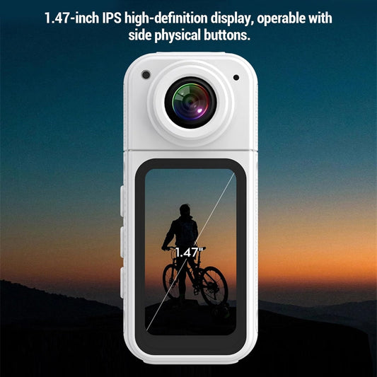 2.7K Action Camera, Rotating Lens: