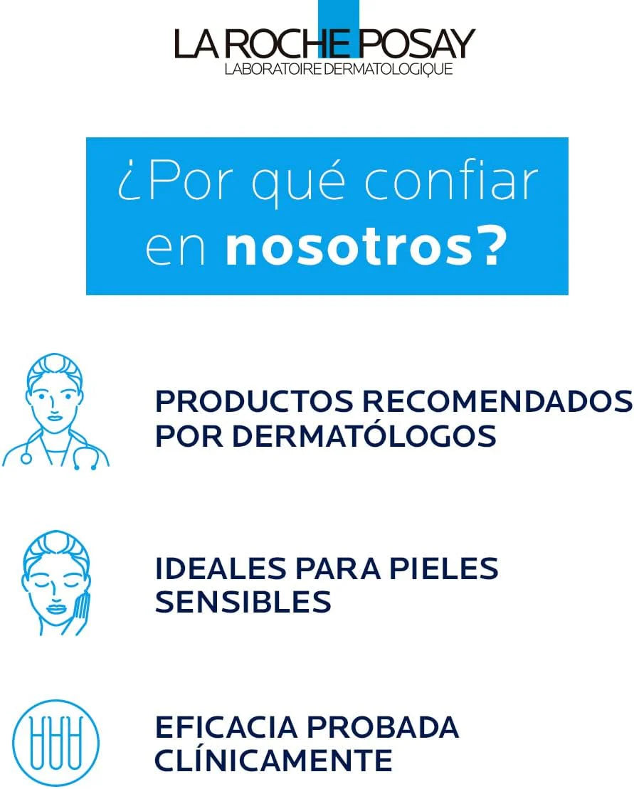 لا روش بوساي أنثيليوس دراي تاتش جل كريم مضاد لللمعان بعامل حماية من الشمس 50+ 50 مل