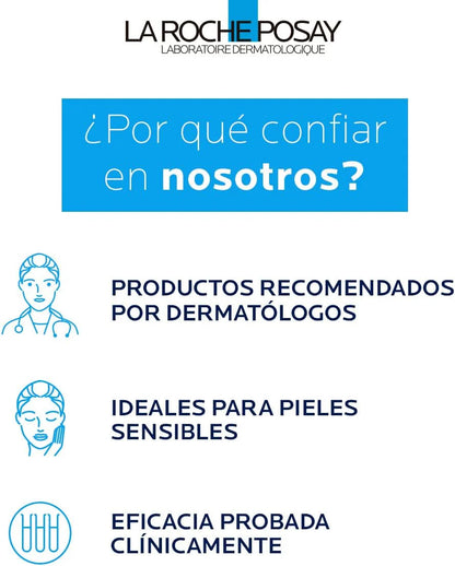 لا روش بوساي أنثيليوس دراي تاتش جل كريم مضاد لللمعان بعامل حماية من الشمس 50+ 50 مل