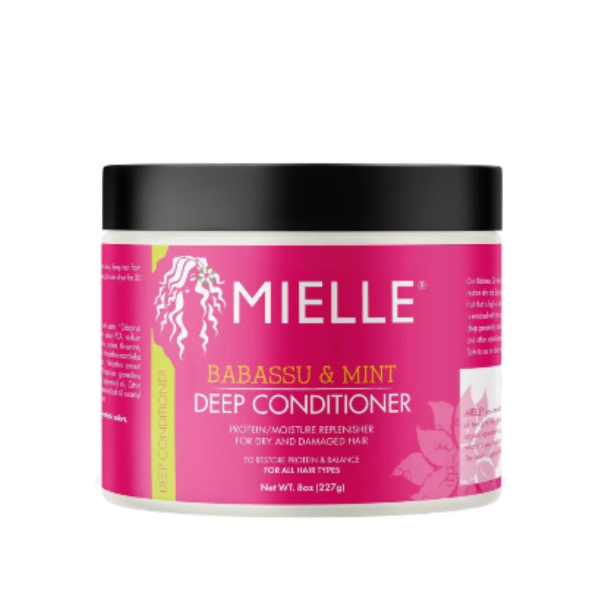 بلسم الشعر العميق من MIELLE برائحة الباباسو والنعناع