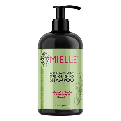 شامبو تقوية الشعر بالروزماري والنعناع من Mielle Organics 355 مل