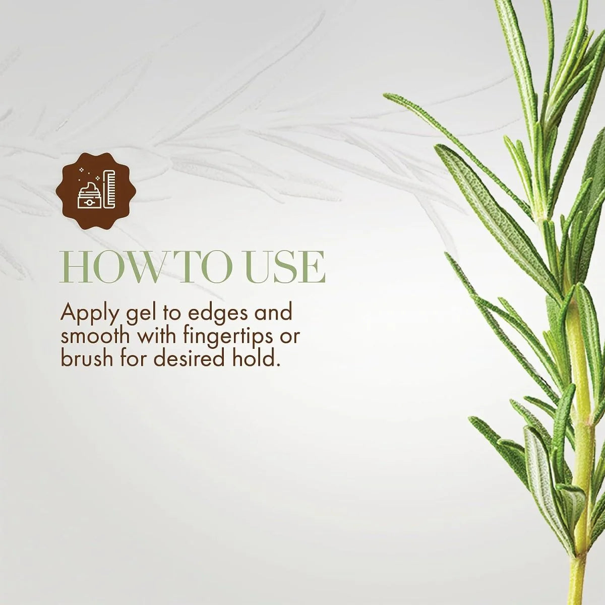 جل تقوية الحواف بنكهة الروزماري والنعناع من ميلي 57 جرام