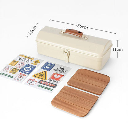 Outdoor Camping Tea Set with Stainless Steel Storage Box