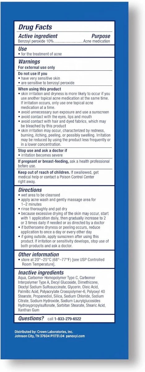 غسول بانوكسيل الرغوي لعلاج حب الشباب 85 ​​جرام